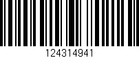 Código de barras (EAN, GTIN, SKU, ISBN): '124314941'