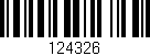 Código de barras (EAN, GTIN, SKU, ISBN): '124326'