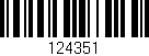 Código de barras (EAN, GTIN, SKU, ISBN): '124351'