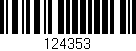Código de barras (EAN, GTIN, SKU, ISBN): '124353'
