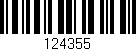 Código de barras (EAN, GTIN, SKU, ISBN): '124355'
