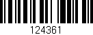 Código de barras (EAN, GTIN, SKU, ISBN): '124361'
