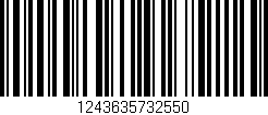 Código de barras (EAN, GTIN, SKU, ISBN): '1243635732550'