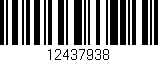Código de barras (EAN, GTIN, SKU, ISBN): '12437938'