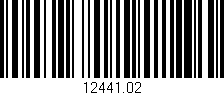 Código de barras (EAN, GTIN, SKU, ISBN): '12441.02'