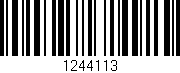 Código de barras (EAN, GTIN, SKU, ISBN): '1244113'