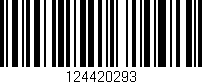 Código de barras (EAN, GTIN, SKU, ISBN): '124420293'