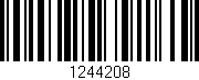 Código de barras (EAN, GTIN, SKU, ISBN): '1244208'