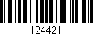 Código de barras (EAN, GTIN, SKU, ISBN): '124421'