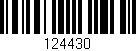 Código de barras (EAN, GTIN, SKU, ISBN): '124430'