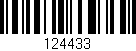 Código de barras (EAN, GTIN, SKU, ISBN): '124433'