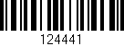 Código de barras (EAN, GTIN, SKU, ISBN): '124441'