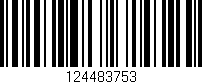 Código de barras (EAN, GTIN, SKU, ISBN): '124483753'