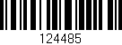 Código de barras (EAN, GTIN, SKU, ISBN): '124485'