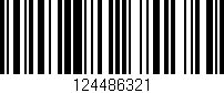 Código de barras (EAN, GTIN, SKU, ISBN): '124486321'