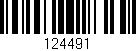 Código de barras (EAN, GTIN, SKU, ISBN): '124491'