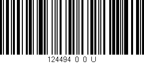 Código de barras (EAN, GTIN, SKU, ISBN): '124494_0_0_U'