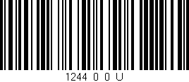 Código de barras (EAN, GTIN, SKU, ISBN): '1244_0_0_U'