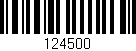 Código de barras (EAN, GTIN, SKU, ISBN): '124500'