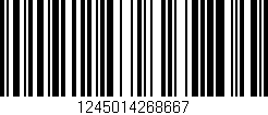Código de barras (EAN, GTIN, SKU, ISBN): '1245014268667'