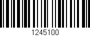 Código de barras (EAN, GTIN, SKU, ISBN): '1245100'