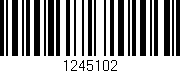 Código de barras (EAN, GTIN, SKU, ISBN): '1245102'