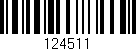 Código de barras (EAN, GTIN, SKU, ISBN): '124511'