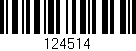 Código de barras (EAN, GTIN, SKU, ISBN): '124514'