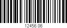 Código de barras (EAN, GTIN, SKU, ISBN): '12456.06'