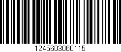 Código de barras (EAN, GTIN, SKU, ISBN): '1245603060115'