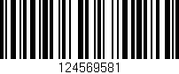 Código de barras (EAN, GTIN, SKU, ISBN): '124569581'