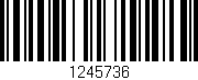 Código de barras (EAN, GTIN, SKU, ISBN): '1245736'