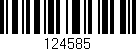 Código de barras (EAN, GTIN, SKU, ISBN): '124585'