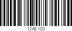 Código de barras (EAN, GTIN, SKU, ISBN): '1246.103'