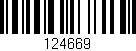 Código de barras (EAN, GTIN, SKU, ISBN): '124669'