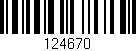 Código de barras (EAN, GTIN, SKU, ISBN): '124670'
