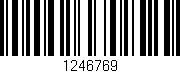 Código de barras (EAN, GTIN, SKU, ISBN): '1246769'