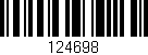 Código de barras (EAN, GTIN, SKU, ISBN): '124698'