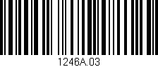 Código de barras (EAN, GTIN, SKU, ISBN): '1246A.03'