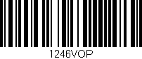 Código de barras (EAN, GTIN, SKU, ISBN): '1246VOP'