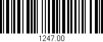 Código de barras (EAN, GTIN, SKU, ISBN): '1247.00'