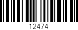 Código de barras (EAN, GTIN, SKU, ISBN): '12474'