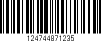 Código de barras (EAN, GTIN, SKU, ISBN): '124744871235'