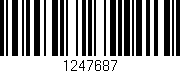 Código de barras (EAN, GTIN, SKU, ISBN): '1247687'