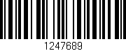 Código de barras (EAN, GTIN, SKU, ISBN): '1247689'
