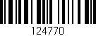 Código de barras (EAN, GTIN, SKU, ISBN): '124770'