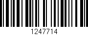 Código de barras (EAN, GTIN, SKU, ISBN): '1247714'