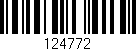 Código de barras (EAN, GTIN, SKU, ISBN): '124772'