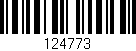 Código de barras (EAN, GTIN, SKU, ISBN): '124773'