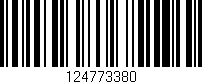 Código de barras (EAN, GTIN, SKU, ISBN): '124773380'